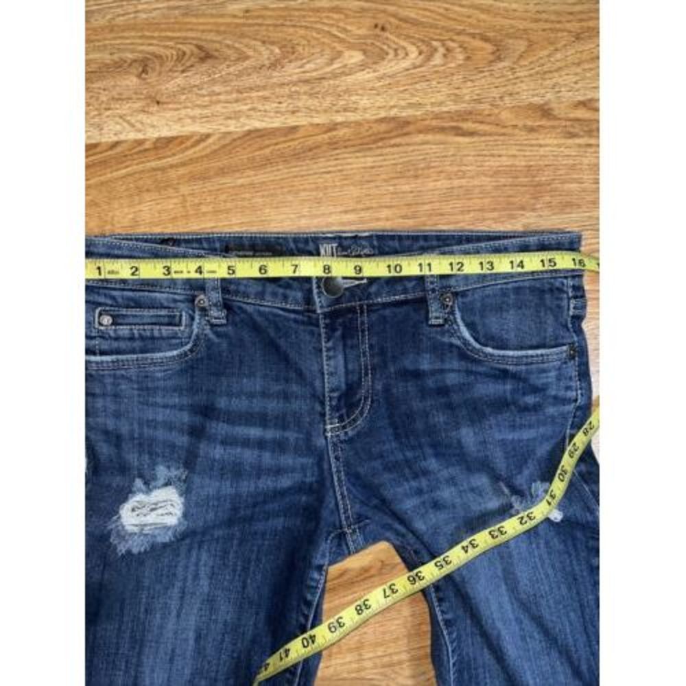 Kut From The Kloth Distressed Bohemian Catherine Boyfriend Jeans Size 6 - Picture 7 of 10